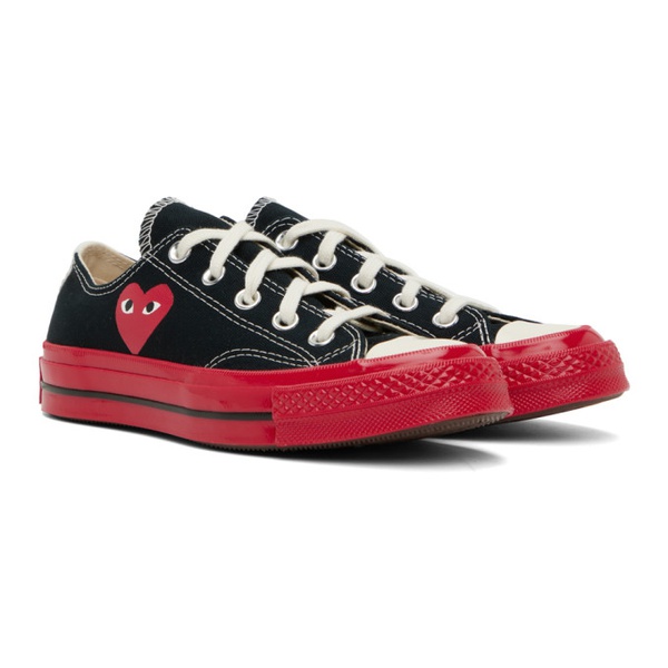  COMME des GARCONS PLAY Black 컨버스 Converse 에디트 Edition Chuck 70 Sneakers 231246F128000