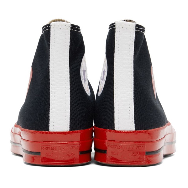  COMME des GARCONS PLAY Black & Red 컨버스 Converse 에디트 Edition Chuck 70 Sneakers 222246F127003