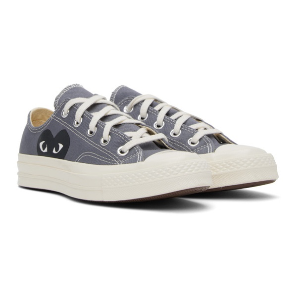  COMME des GARCONS PLAY Gray 컨버스 Converse 에디트 Edition Chuck 70 Sneakers 231246F128005