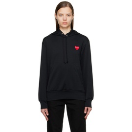 COMME des GARCONS PLAY Black Heart Patch Hoodie 222246F097006