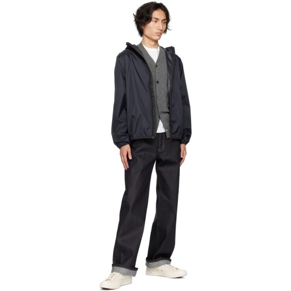  COMME des GARCONS PLAY Gray Invader 에디트 Edition Cardigan 232246M200003