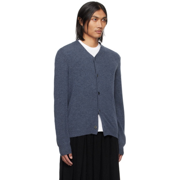  COMME des GARCONS PLAY Navy Heart Patch Cardigan 241246M200002