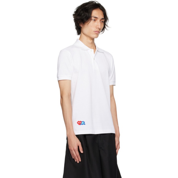 COMME des GARCONS PLAY White Invader 에디트 Edition Polo 232246M212002