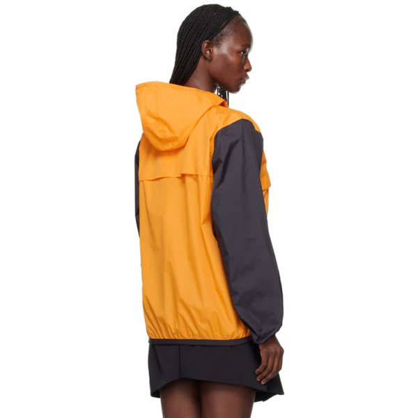  COMME des GARCONS PLAY Orange & Black K-Way 에디트 Edition Jacket 231246F063004