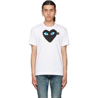 COMME des GARCONS PLAY White & Black Big Heart T-Shirt 212246M213038