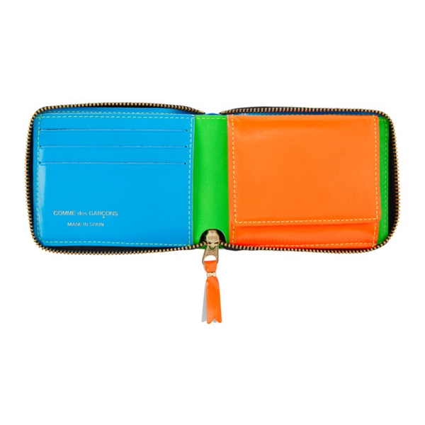  COMME des GARCONS WALLETS Green Super Fluo Wallet 242230M164008