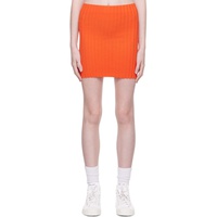 코튼 시티즌 COTTON CITIZEN Orange Capri Miniskirt 231750F090000