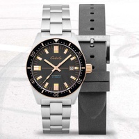Cadola MEN'S Noumea Stainless Steel Grey Dial Watch CD-1005-55