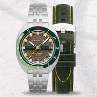 Cadola MEN'S 1977 Automatic Stainless Steel Green Dial Watch CD-1024-33