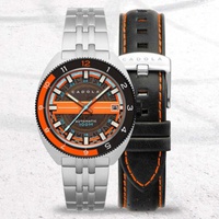 Cadola MEN'S 1977 Automatic Stainless Steel Orange Dial Watch CD-1024-66
