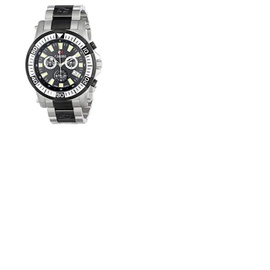 Calibre Hawk Date Black Dial Chronograph Stainless Steel Mens Watch SC-5H2-04-007