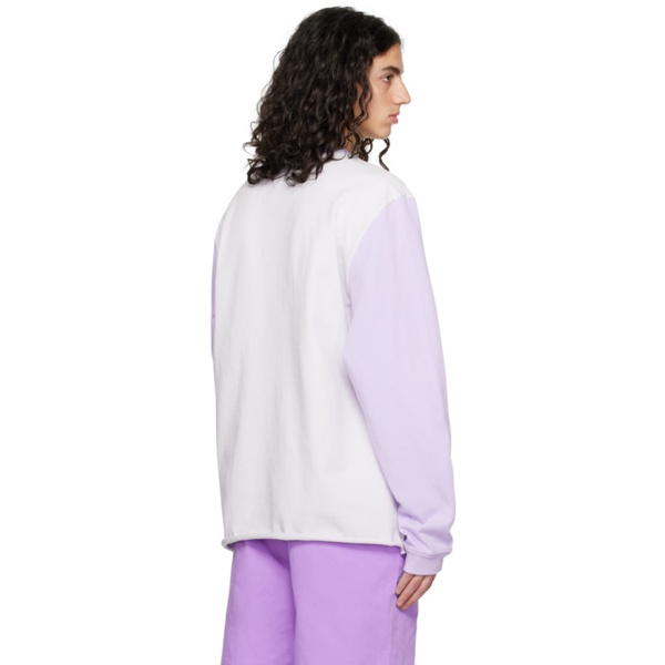  카미엘 포트젠스 Camiel Fortgens Purple Big Long Sleeve T-Shirt 231109M213009