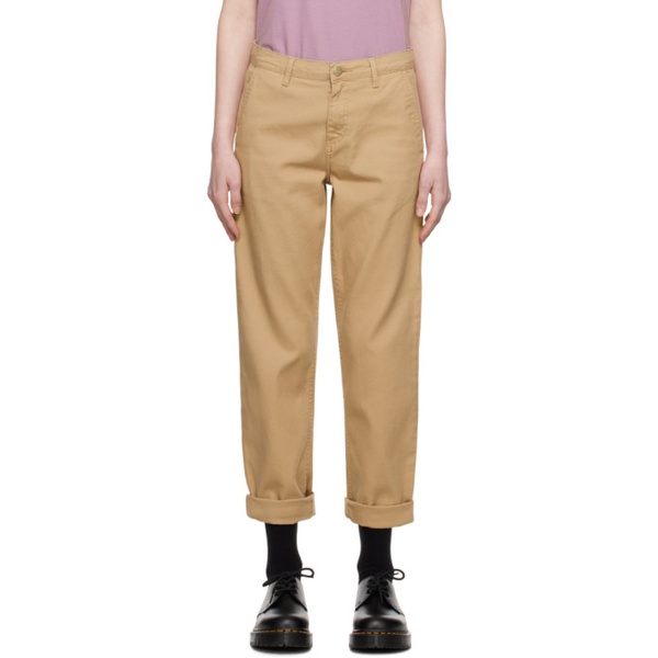 칼하트 칼하트 Carhartt Work In Progress Tan WPierce Trousers 231111F069020