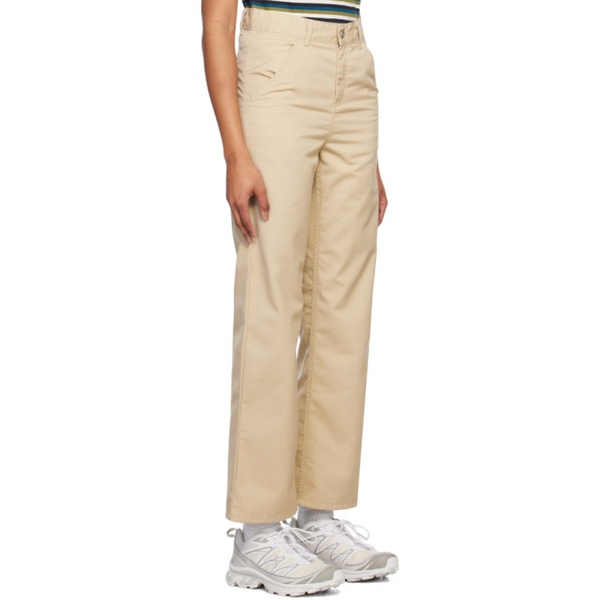 칼하트 칼하트 Carhartt Work In Progress Beige Simple Trousers 231111F087062