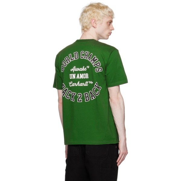 칼하트 어웨이크 뉴욕 Awake NY Green Carhartt WIP 에디트 Edition T-Shirt 232469M213026