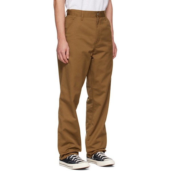 칼하트 칼하트 Carhartt Work In Progress Brown Simple Trousers 231111M191000