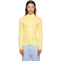 카를로타 바레라 Carlota Barrera Yellow Buttoned Shirt 231553M192067