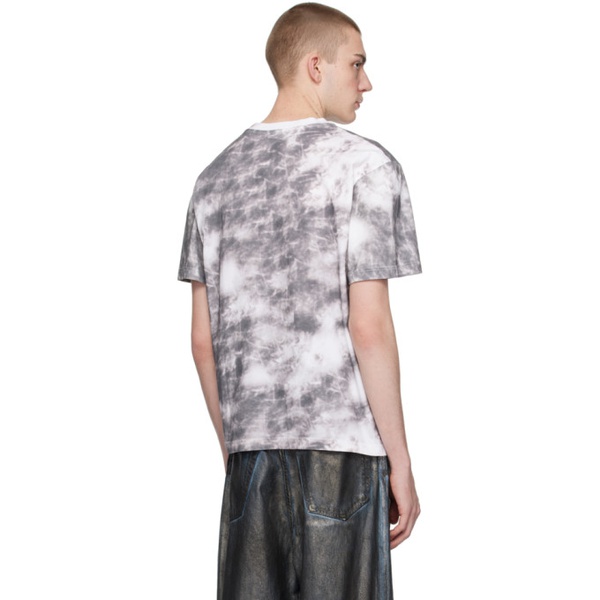  카르네 볼렌트 Carne Bollente White & Gray In The Grass T-Shirt 241033M213009