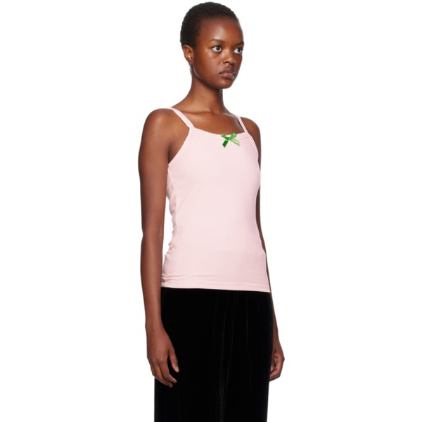  Caro 에디트 Editions Pink Caro Tank Top 232039F111000