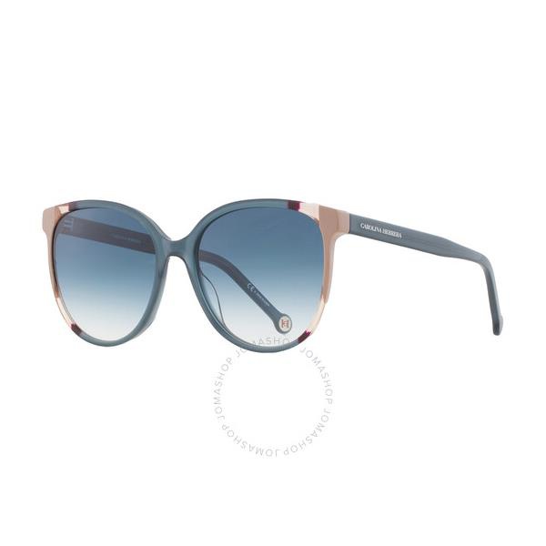  Carolina Herrera Blue Shaded Cat Eye Ladies Sunglasses CH 0063/S 0HBJ/08 58
