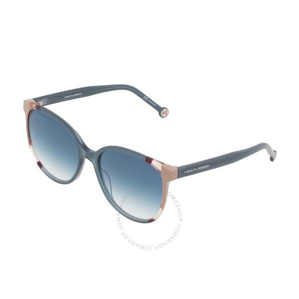  Carolina Herrera Blue Shaded Cat Eye Ladies Sunglasses CH 0063/S 0HBJ/08 58