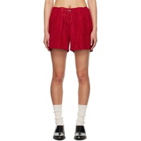 Carter Young SSENSE Exclusive Red Shorts 232166F088001