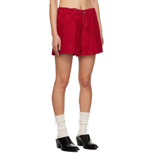  Carter Young SSENSE Exclusive Red Shorts 232166F088001