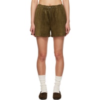 Carter Young Green A-Line Shorts 232166F088004
