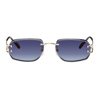 Gold Classic C de Cartier Sunglasses 242346M134019