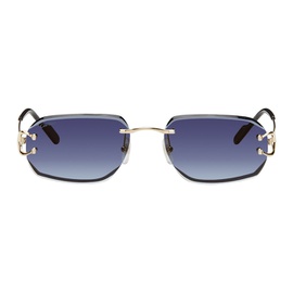 Gold Classic C de Cartier Sunglasses 242346M134019