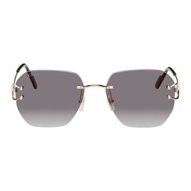 Gold Classic C de Cartier Sunglasses 242346F005016