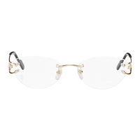 Gold Signature C de Cartier Glasses 242346F004003