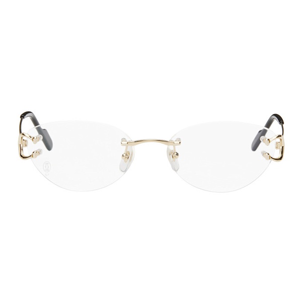  Gold Signature C de Cartier Glasses 242346F004003