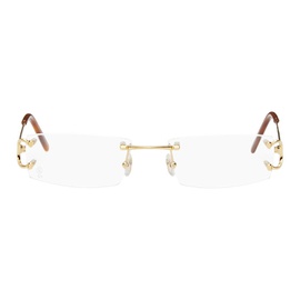 Cartier Gold Rimless Glasses 242346F004004