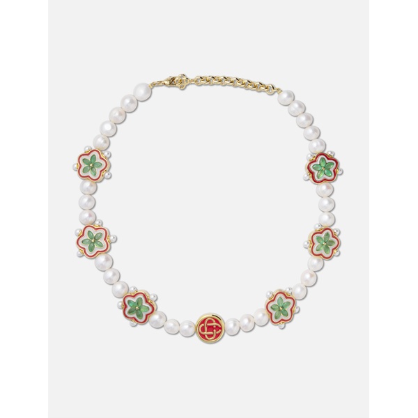  카사블랑카 Casablanca Gradient Flower Short Necklace 911963