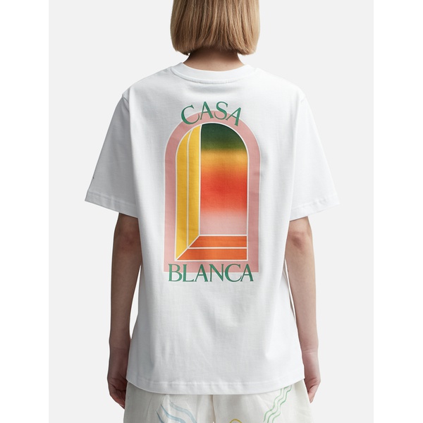  카사블랑카 Casablanca Gradient Arch Logo T-shirt 913265
