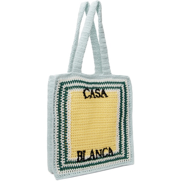  카사블랑카 Casablanca Multicolor Crochet Tote 241195M172003