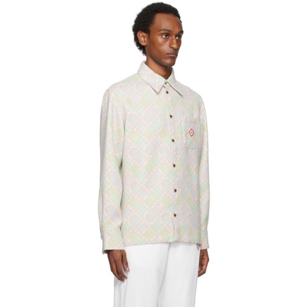  카사블랑카 Casablanca Multicolor Jacquard Jacket 241195M180000