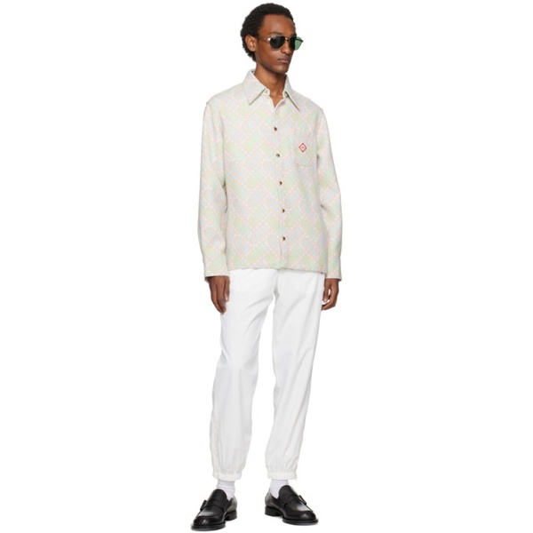  카사블랑카 Casablanca Multicolor Jacquard Jacket 241195M180000