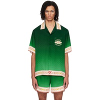 카사블랑카 Casablanca Green Unity Is Power Shirt 241195M192026