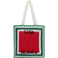 카사블랑카 Casablanca Multicolor Crochet Tote 241195M172011