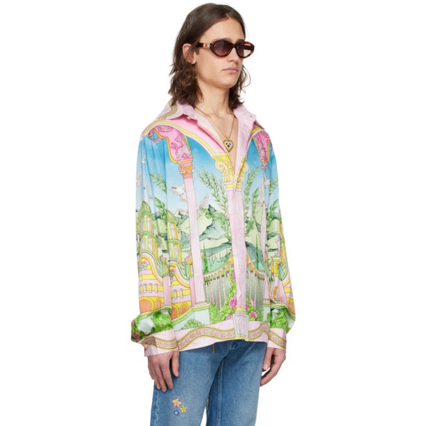  카사블랑카 Casablanca Multicolor Le Jardin Ideal Shirt 241195M192000