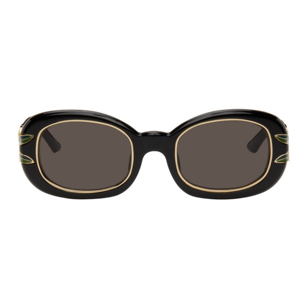  카사블랑카 Casablanca Black Laurel Sunglasses 241195M134011
