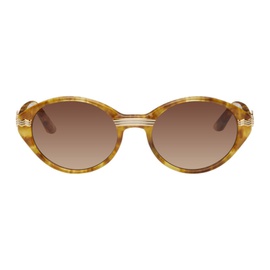 카사블랑카 Casablanca Brown Cannes Sunglasses 221195M134002
