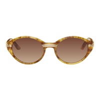 카사블랑카 Casablanca Brown Cannes Sunglasses 221195F005002