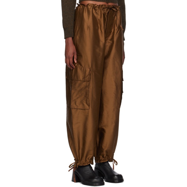 Cawley Brown Drawstring Trousers 232948F087001