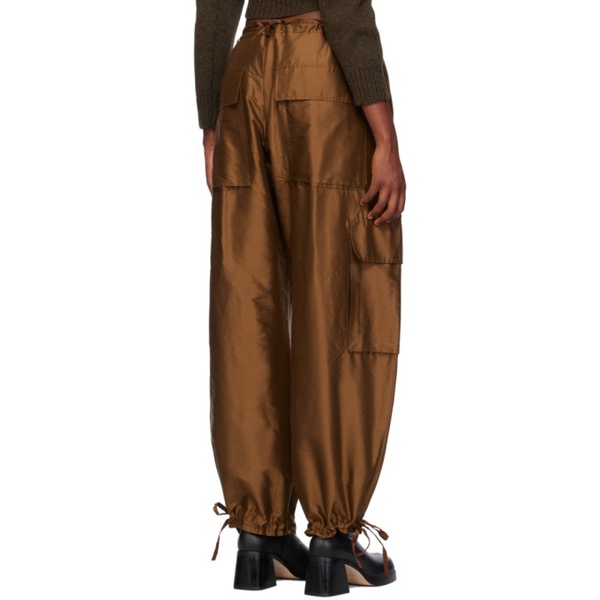  Cawley Brown Drawstring Trousers 232948F087001