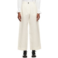 Cawley White Mara Trousers 231948F087000