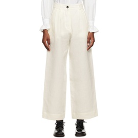 Cawley White Mara Trousers 231948F087000