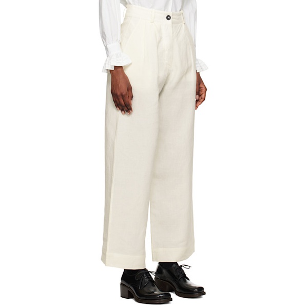  Cawley White Mara Trousers 231948F087000